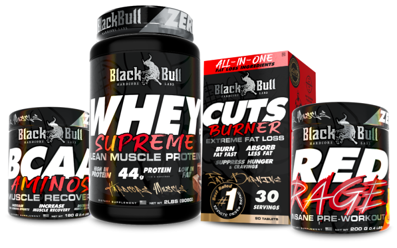 Fat Burning Supplement Stack Black Bull Hardcore Labs