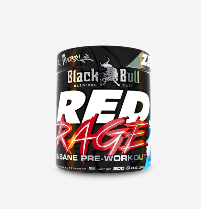 RED RAGE - PRE WORKOUT - SOUR WORMZ - Front